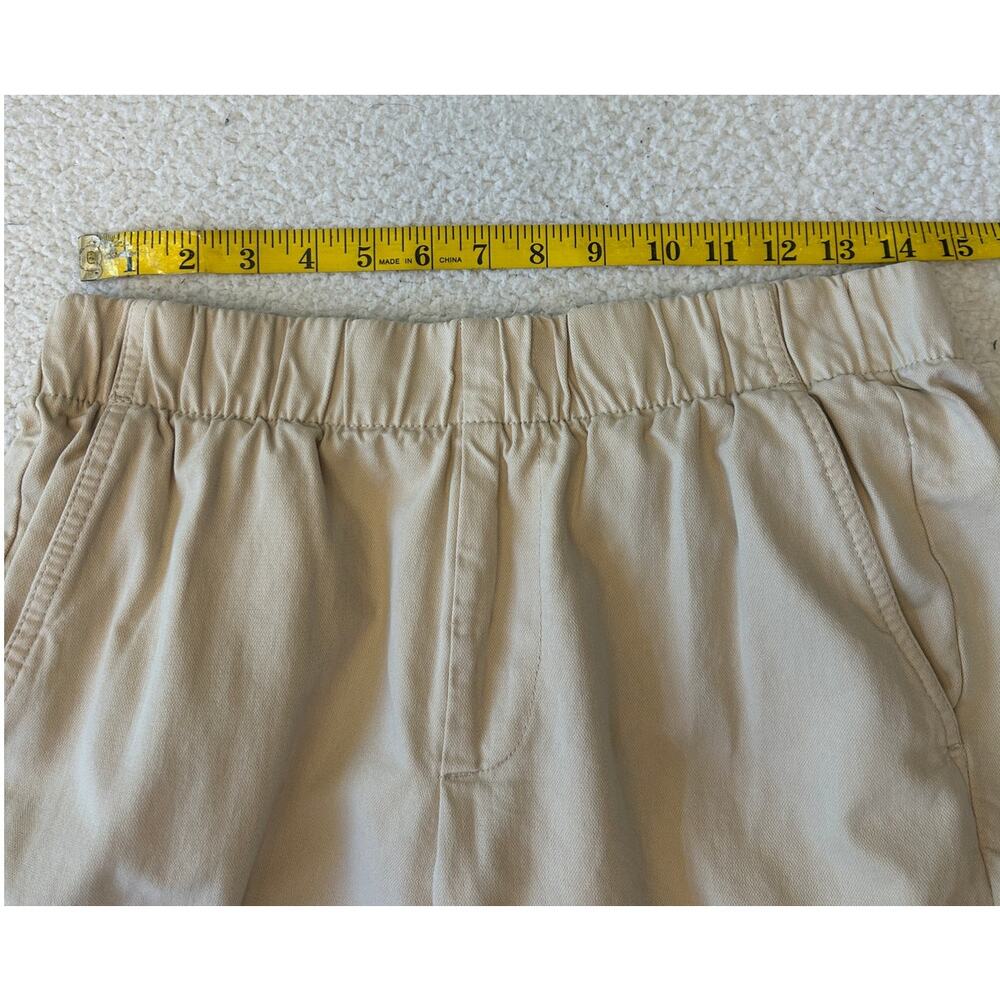 Gap Women's Twill Cargo Pants Mid Rise Pull On Stretch Casual Sz M Tan Utility - Picture 4 of 8